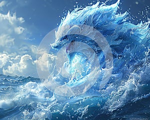 Water elemental creature