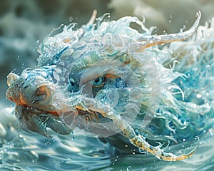 Water elemental creature photo