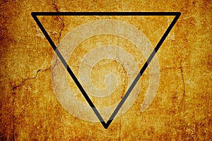 Water Elemental Symbol Magic Symbols Vintage background photo