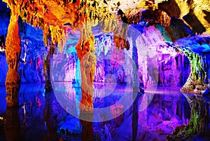 Water eroded Reed Flute Cave
