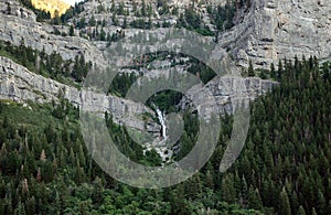 Water fall in the cascade mountains