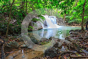 Water fall in deep forest Thailand
