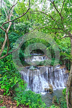 Water fall in deep forest Thailand