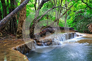 Water fall in deep forest Thailand