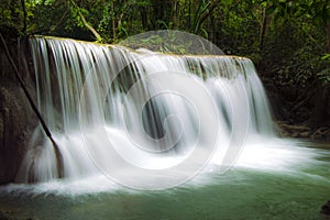 Water fall in the forest of Thailand