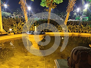 Water fall in love of nature