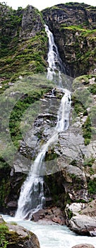 Water fall at manang