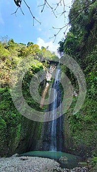 Water fall from the nature