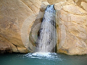 Water fall Oasis in tunisia