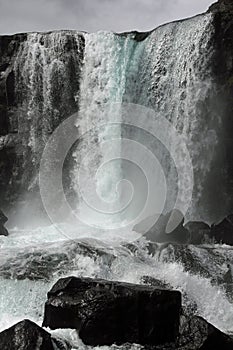 Water fall at Thingvellir photo