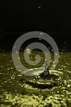 Water Falling Dripplets 022