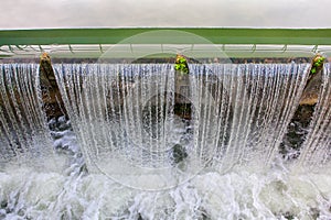 Water falling stream