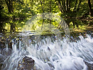 Water falls