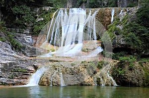 Water falls and cascades of Yun-Tai Mountain China