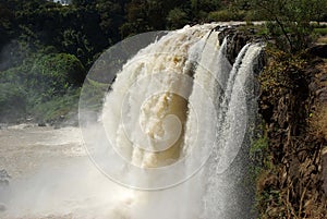 Water falls in Ethiopia