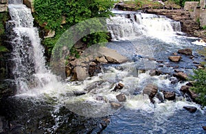 Water Falls with its natural view photo