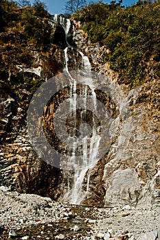 Water falls in Yumthang valley