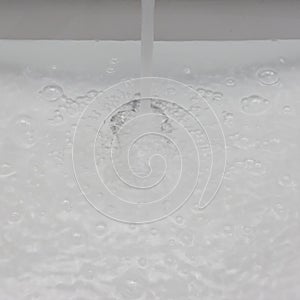 Water from faucet