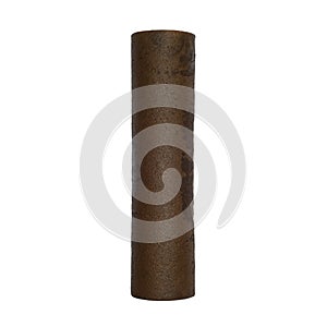 Water filter cartridge or replaceable element isolated on white