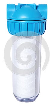 Water Filter Housing Isolated White Background
