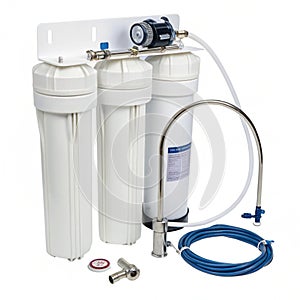 Water filter isolated on white background