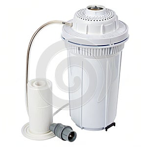 Water filter isolated on white background
