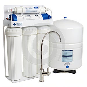 Water filter isolated on white background