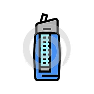 water filter portable color icon vector illustration