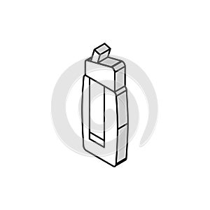 water filter portable isometric icon vector illustration