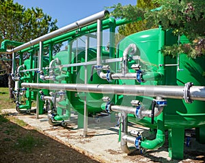 Water filtration plant