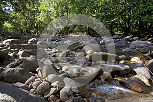 Water in Finch Hatton gorge, Queensland,Australia