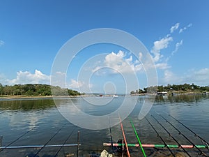 water fishing ocean lake dock waterway