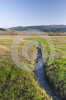 Water flow in agriculture