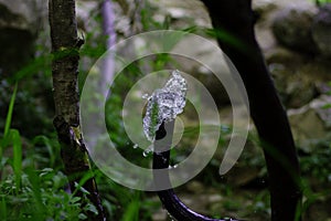 Water flow from hose