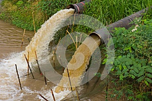 Water flow stops sewer.