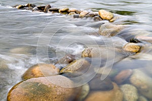 Water flowing