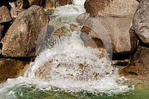 Water Flowing in a Creek - Chiese River Italy