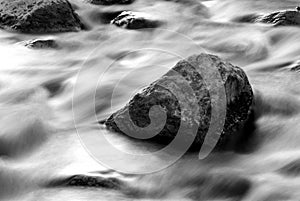 Water Flowing Over Rocks