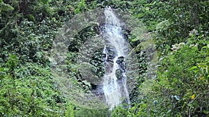 Water Flows in Madakaripura Water fall