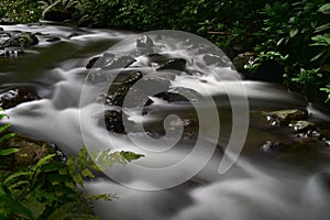 Water flows in slow speed mode