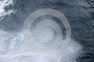Water foam and drops, Atlantic ocean