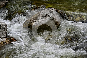 water force of nature in the Alps