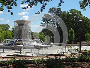 Water Fountain in Cary, North Carolina photo