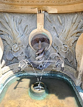Water Fountain Detail on Capitol Hill