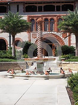 Water fountain at Flagler College