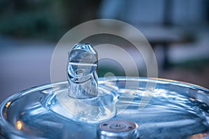 Water Fountain Flowing in the Park