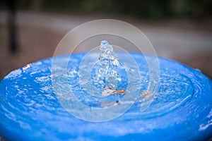 Water Fountain Flowing in the Park