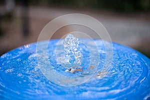 Water Fountain Flowing in the Park