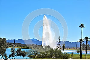 Water fountain at Fountain Hills, Maricopa County, Arizona, United States