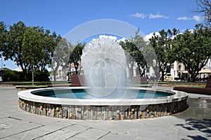 Water fountain in Hlavaty Park Koper Slovenia